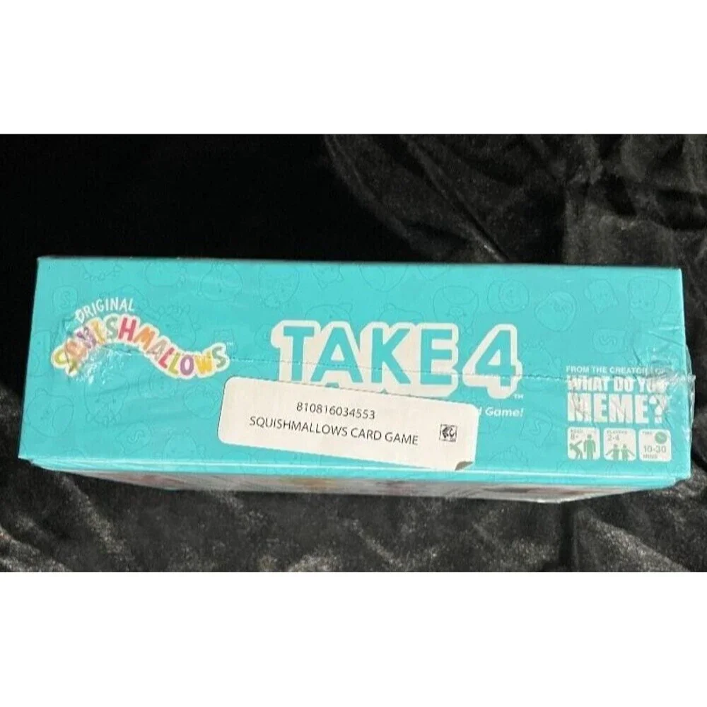 Squishmallows New Sealed Take 4‎ The Quick Thinking Fast Acting Card Game 8+